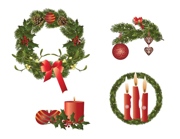 Christmas in red color — Stock Photo, Image