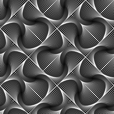 kesintisiz tek renkli çizgili desen tasarım