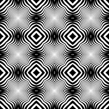 kesintisiz tek renkli geometrik desen tasarım