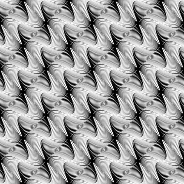 Tasarım sorunsuz tek renkli dalga deseni