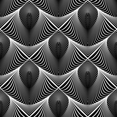 kesintisiz tek renkli çizgili desen tasarım