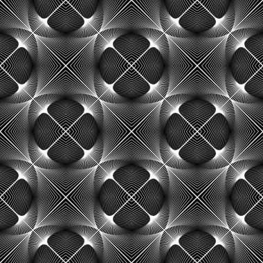 kesintisiz tek renkli geometrik desen tasarım