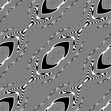 kesintisiz tek renkli çizgili desen tasarım