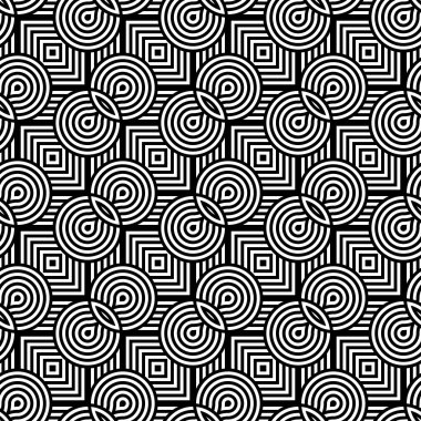 kesintisiz tek renkli geometrik desen tasarım