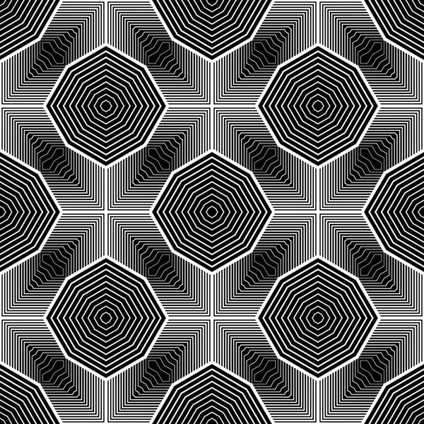 kesintisiz tek renkli geometrik desen tasarım