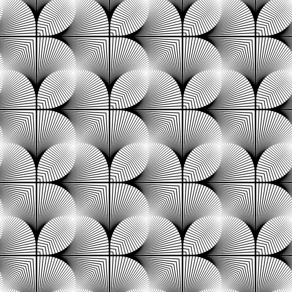 Design senza soluzione di continuità modello a strisce monocromatiche — Vettoriale Stock