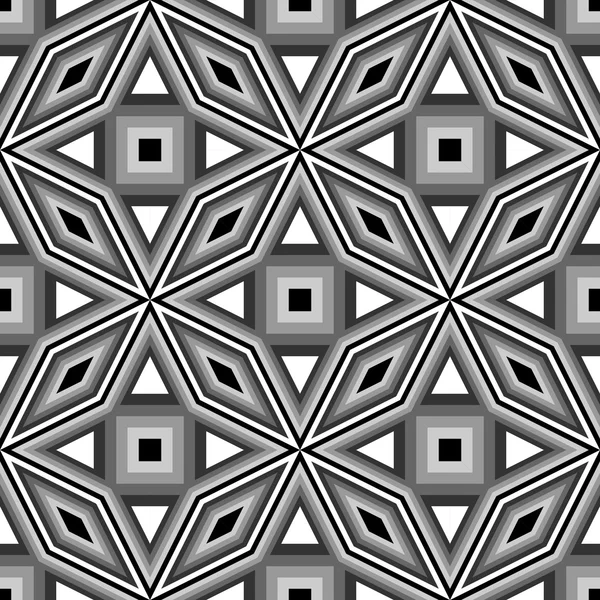 Projekt monochromatyczne wzór geometryczny — Wektor stockowy