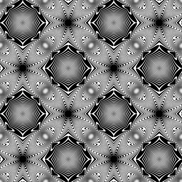 kesintisiz tek renkli geometrik desen tasarım