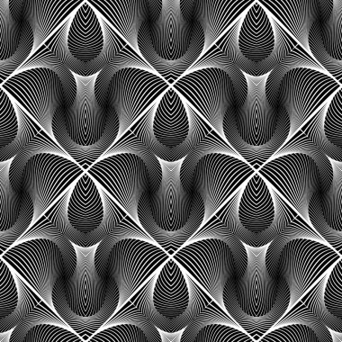 kesintisiz tek renkli çizgili desen tasarım