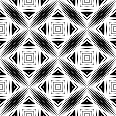 kesintisiz tek renkli geometrik desen tasarım