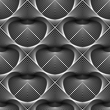 kesintisiz tek renkli dekoratif desen tasarım