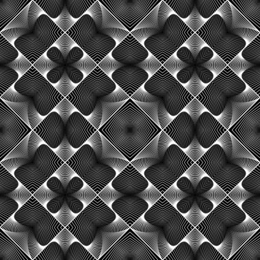 kesintisiz tek renkli dekoratif desen tasarım