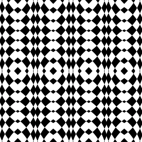 Conception sans couture monochrome fond à carreaux — Image vectorielle