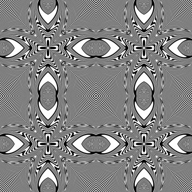 kesintisiz tek renkli çizgili desen tasarım