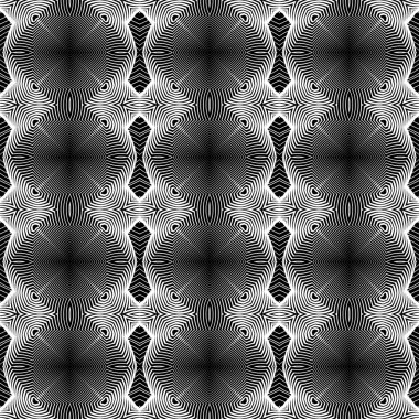 kesintisiz tek renkli dekoratif desen tasarım