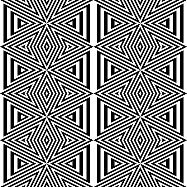 Design seamless monochrome diamond pattern — Stock Vector