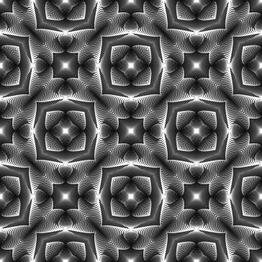 kesintisiz tek renkli çizgiler desen tasarım