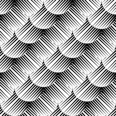 kesintisiz tek renkli geometrik desen tasarım