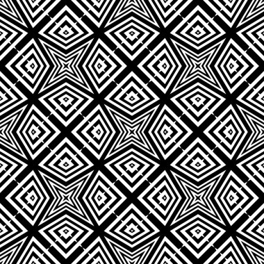 kesintisiz tek renkli geometrik desen tasarım