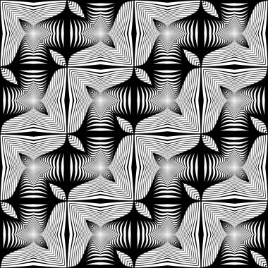 Sorunsuz tek renkli zikzak desen tasarım