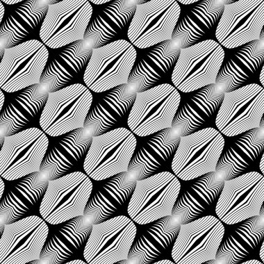 kesintisiz tek renkli çizgili desen tasarım