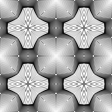 kesintisiz tek renkli çizgili desen tasarım