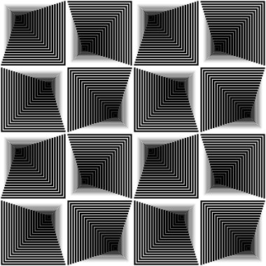 kesintisiz tek renkli geometrik desen tasarım