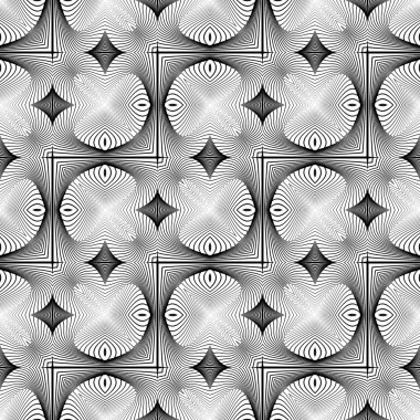 Sorunsuz tek renkli sallanan desen tasarım