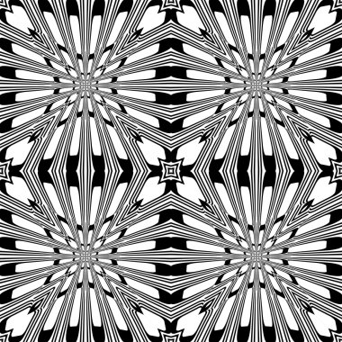 kesintisiz tek renkli geometrik desen tasarım