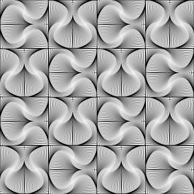 kesintisiz tek renkli çizgili desen tasarım