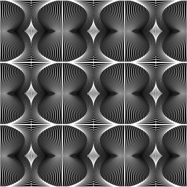 kesintisiz tek renkli çizgili desen tasarım