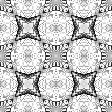 kesintisiz tek renkli çizgili desen tasarım