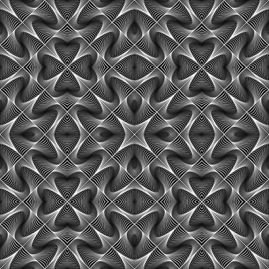 kesintisiz tek renkli dekoratif desen tasarım