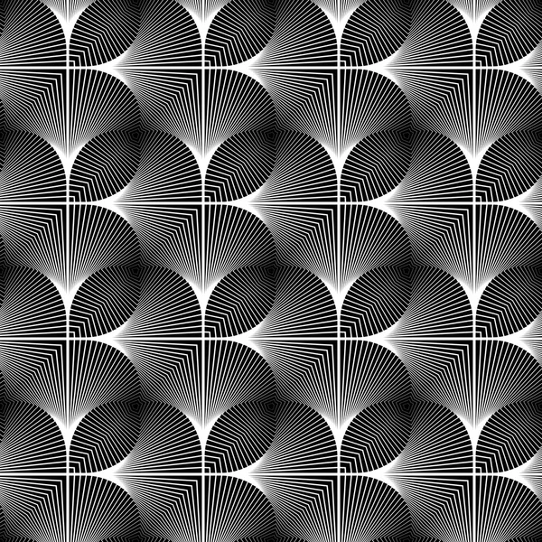 Design seamless monochrome striped pattern — Stock Vector