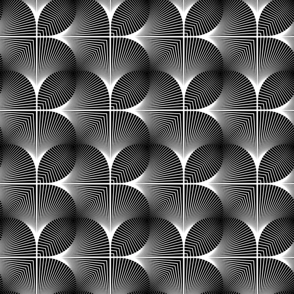 Design senza soluzione di continuità modello a strisce monocromatiche — Vettoriale Stock