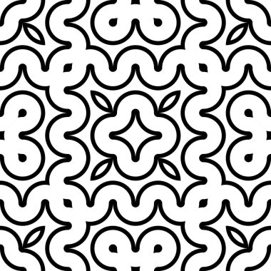 kesintisiz tek renkli dekoratif desen tasarım