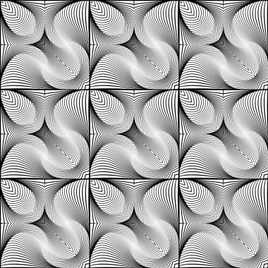 kesintisiz tek renkli çizgili desen tasarım