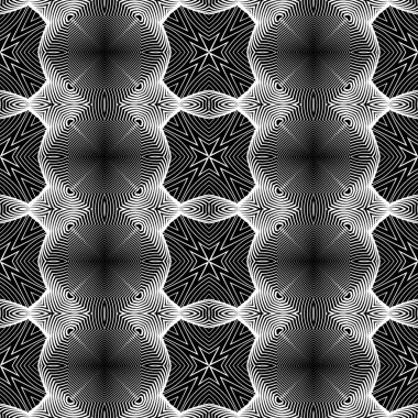 kesintisiz tek renkli dekoratif desen tasarım