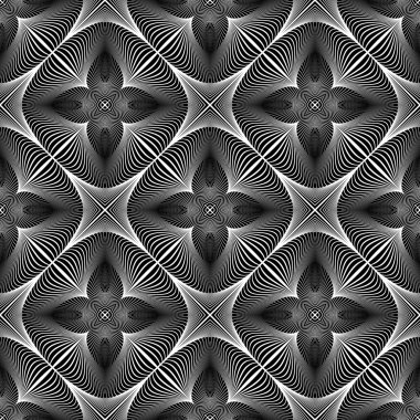 kesintisiz tek renkli dekoratif desen tasarım