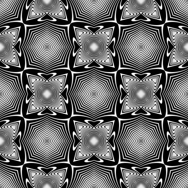 kesintisiz tek renkli dekoratif desen tasarım