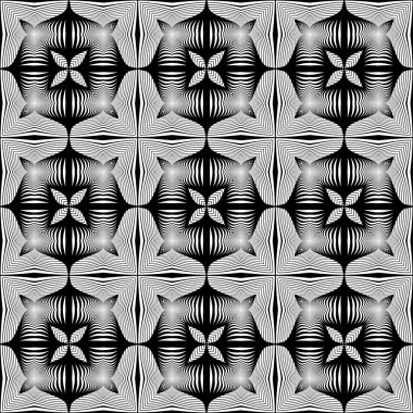 kesintisiz tek renkli dekoratif desen tasarım