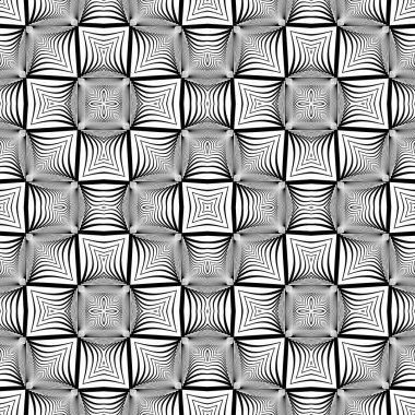 kesintisiz tek renkli dekoratif desen tasarım