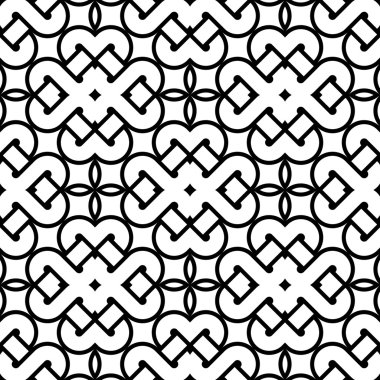 kesintisiz tek renkli dekoratif desen tasarım