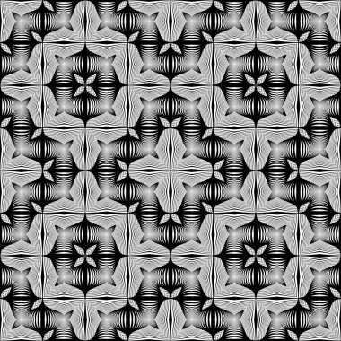 kesintisiz tek renkli dekoratif desen tasarım