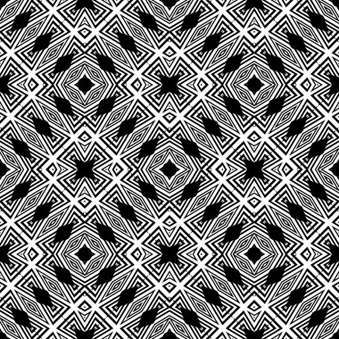 kesintisiz tek renkli geometrik desen tasarım