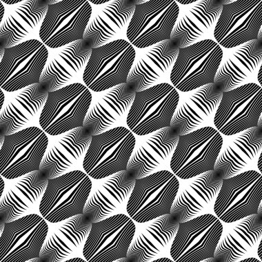 kesintisiz tek renkli çizgili desen tasarım