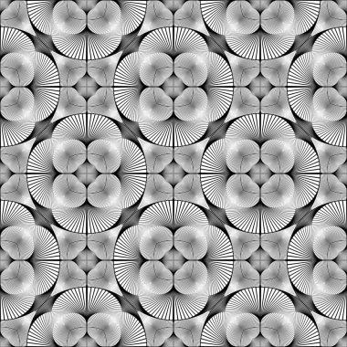 kesintisiz tek renkli dekoratif desen tasarım