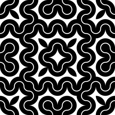 kesintisiz tek renkli dekoratif desen tasarım