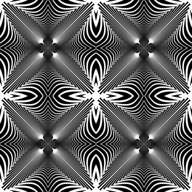 kesintisiz tek renkli çizgili desen tasarım