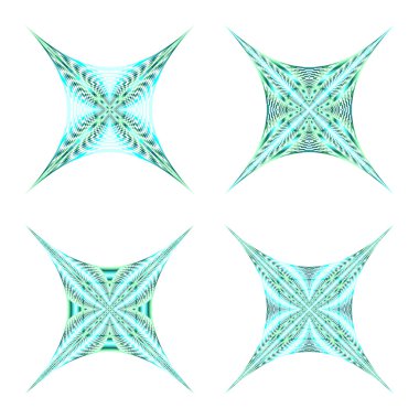 Tasarım dekoratif öğeler kümesi